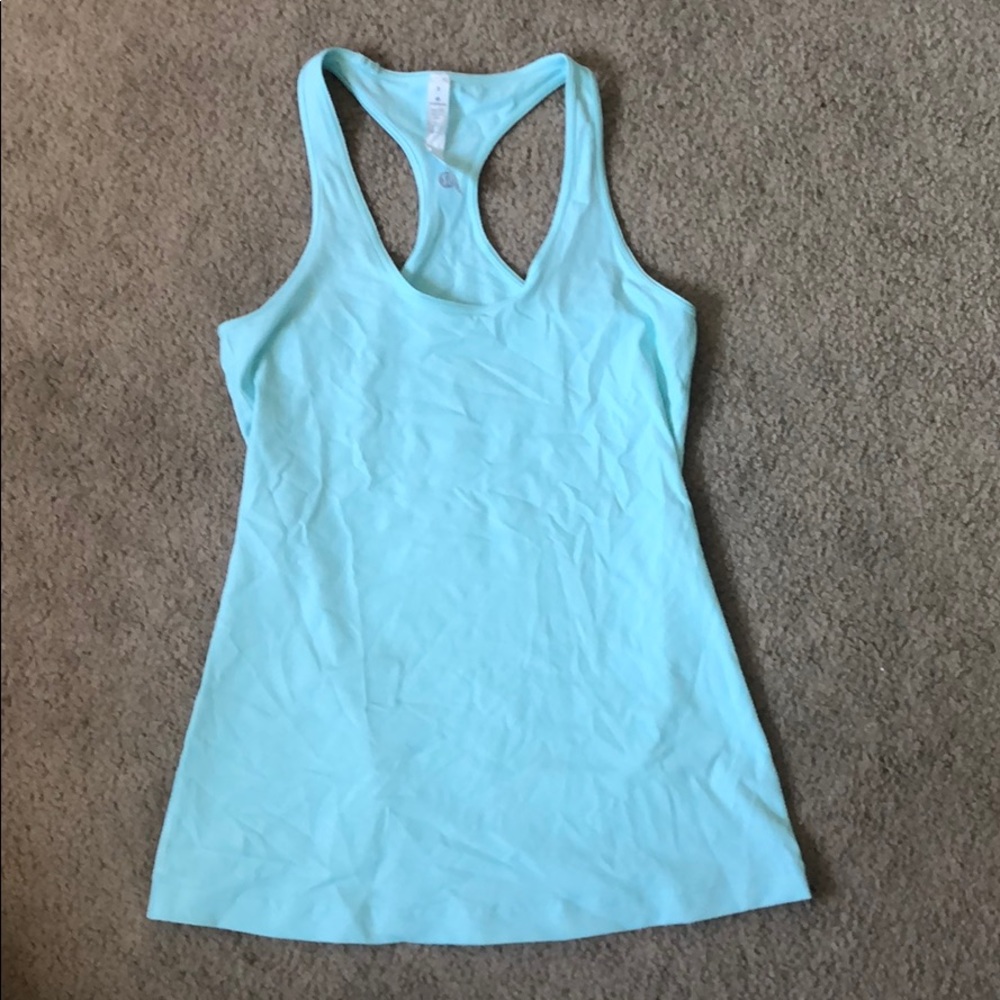 Lululemon tank top size 8 blue